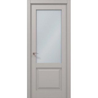 Двері міжкімнатні ПАПА КАРЛО Millenium ML-11 Світло сірий супермат