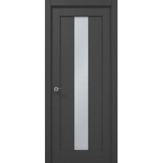 Двері міжкімнатні ПАПА КАРЛО Millenium ML-01 Темно сірий супермат