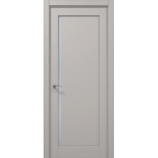 Двері міжкімнатні ПАПА КАРЛО Millenium ML-61 Світло сірий супермат