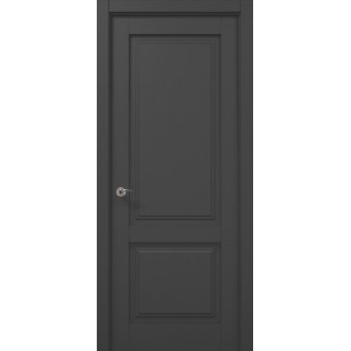 Двері міжкімнатні ПАПА КАРЛО Millenium ML-10 Темно сірий супермат