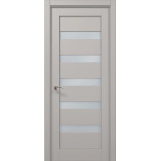 Двері міжкімнатні ПАПА КАРЛО Millenium ML-02 Світло сірий супермат