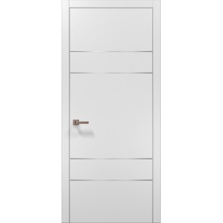 Двері міжкімнатні ПАПА КАРЛО Plato PL-09 білий матовий