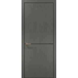 Двері міжкімнатні ПАПА КАРЛО Plato PL-21 бетон сірий