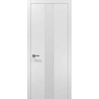 Двері міжкімнатні ПАПА КАРЛО Plato PL-06 білий матовий