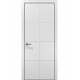 Двери межкомнатные ПАПА КАРЛО Style ST-06 Белый матовый, кромка алюминий черный Двери межкомнатные ПАПА КАРЛО Style ST-06 Белый матовый, кромка алюминий черный