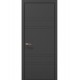 Двери межкомнатные ПАПА КАРЛО Style ST-08 Темно серый супермат, кромка алюминий черный Двери межкомнатные ПАПА КАРЛО Style ST-08 Темно серый супермат, кромка алюминий черный