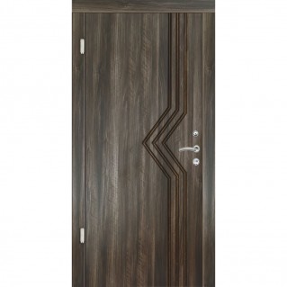 Входная дверь квартирного типа серия Трио модель Бриз