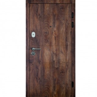 Входная дверь уличного типа серия Трио Термо модель Неаполь 2 (Три контура с терморазрывом)