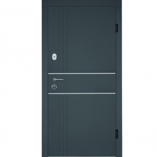 Входная дверь уличного типа серия Трио модель Алюма 2