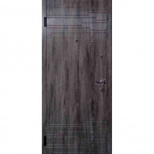 Вхідні двері квартирного типу Елегант мод. Естепона-2 дуб шато