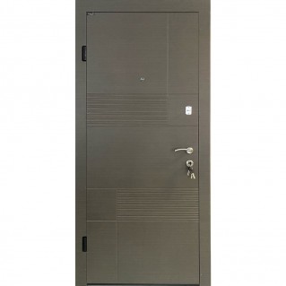 Вхідні двері квартирного типу Елегант мод. Каліфорнія венге сірий горизонт