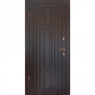 Вхідні двері вуличного типу Елегант мод. Нью-Йорк венге південе/венге