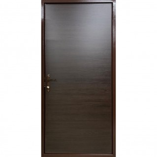 Вхідні двері вуличного типу Метал-ДСП RAL 7024|Венге магія