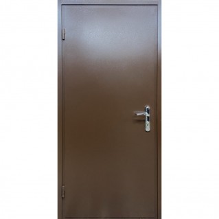 Вхідні двері вуличного типу Метал-ДСП RAL 8019|Венге магія
