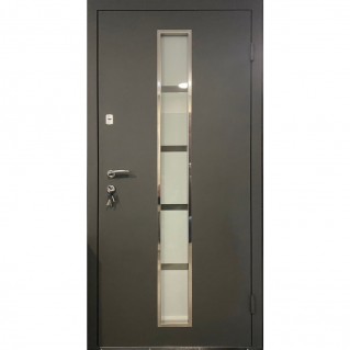 Вхідні двері вуличного типу Street (Метал-МДФ) модель Стріт metaliс grey|антрацит