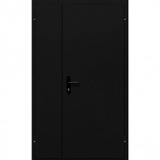 Вхідні двері вуличного типу Технічна Метал|Метал 1200 (RAL 8019 та RAL 7024)