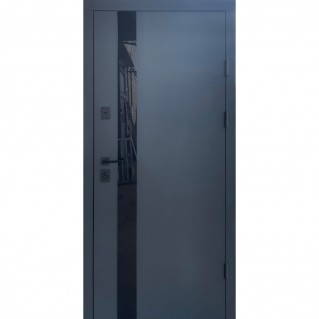 Двері вхідні вуличного типу • Стріт • Елегант (антрацит / біле дерево) хром Двері вхідні вуличного типу • Стріт • Елегант (антрацит / біле дерево) хром