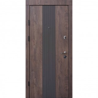 Двері вхідні квартирного типу • Преміум • Люксор (спил дерева коньячний) Двері вхідні квартирного типу • Преміум • Люксор (спил дерева коньячний)