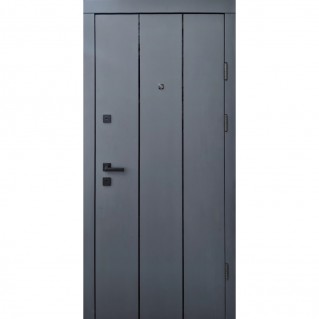 Двері вхідні квартирного типу • Преміум • Вертикаль АК (антрацит/грій софт) Двері вхідні квартирного типу • Преміум • Вертикаль АК (антрацит/грій софт)