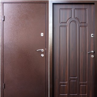 Двері вхідні вуличного типу • Метал/МДФ • Стандарт М • Класик (вишня морена)