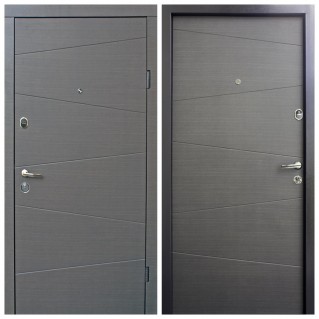 Дверь входная квартирного типа • Эталон • Нео (венге серый горизонт)