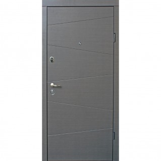 Дверь входная квартирного типа • Эталон • Нео (венге серый горизонт)