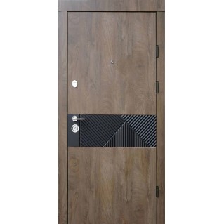 Дверь входная квартирного типа • Ультра • Сопрано-М (спил дерева коньячный) Дверь входная квартирного типа • Ультра • Сопрано-М (спил дерева коньячный)