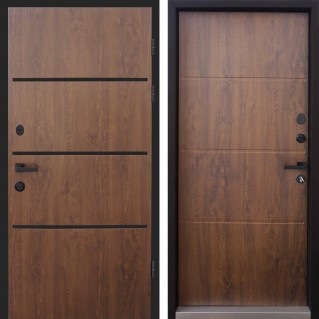 Двері вхідні вуличного типу • Форт Lama • Bay (дуб темний)