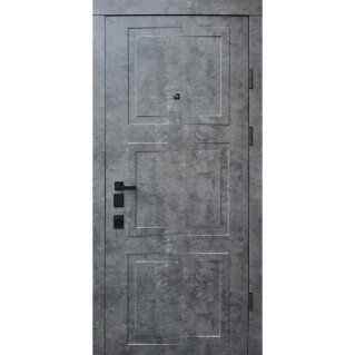 Дверь входная квартирного типа • Авангард • Порто (мрамор темный / белая эмаль) Дверь входная квартирного типа • Авангард • Порто (мрамор темный / белая эмаль)