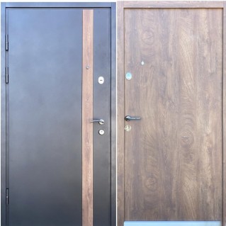 Дверь входная уличного типа • Оптима плюс • Лофт (RAL 9803)