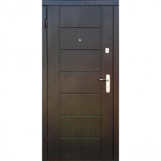 Дверь входная квартирного типа • Эконом • Канзас (венге)