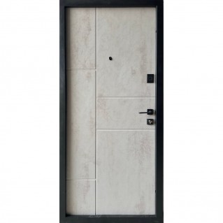 Дверь входная квартирного типа • Комфорт • Бостон (Оксид темный / Оксид светлый)