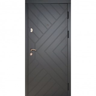 Дверь входная квартирного типа • Премиум • Гранит (серый тисненый)