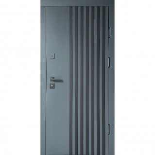 Двері вхідні вуличного типу • Еліт • Афіна (антрацит) 960х2050