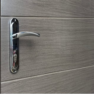 Дверь входная квартирного типа • Эконом • Мида (серый)