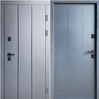 Двері вхідні вуличного типу • Комфорт • Силует (антрацит)