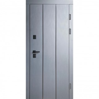 Двері вхідні вуличного типу • Комфорт • Стріт грей (графіт/графіт матовий)