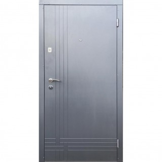 Дверь входная квартирного типа • Оптима плюс • Сити Лайт (антрацит / белый сатин) Дверь входная квартирного типа • Оптима плюс • Сити Лайт (антрацит / белый сатин)