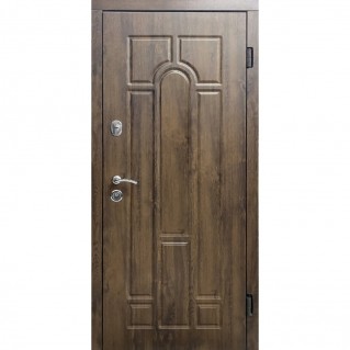 Дверь входная уличного типа • Стандарт плюс • Арка (дуб бронзовый)