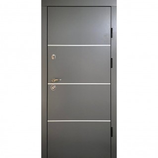 Двері вхідні вуличного типу • Композит • Титан (антрацит)