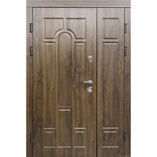 Двері вхідні вуличного типу • Стандарт плюс • Арка 1200 (дуб бронзовий)