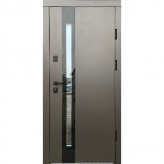 Двері вхідні вуличного типу • Композит • Акорд (сірий композит/антрацит)