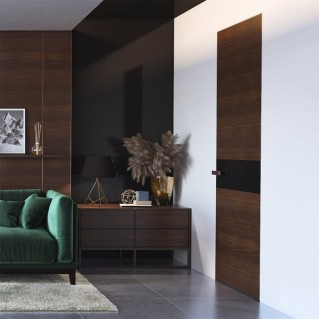 Двери скрытого монтажа SecretDoors шпон модифицированный алюминиевое полотно