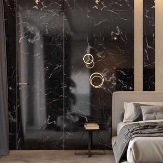 Двери скрытого монтажа HPL камень SecretDoors