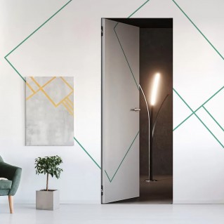 Двери скрытого монтажа под покраску SecretDoors Light внутреннего открывания