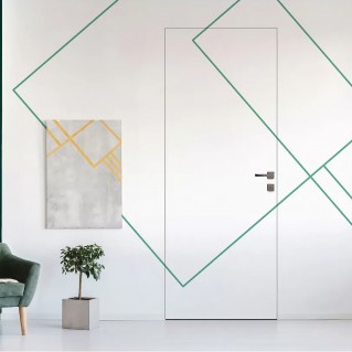 Двері прихованого монтажу під фарбування SecretDoors Light зовнішнього відчинення