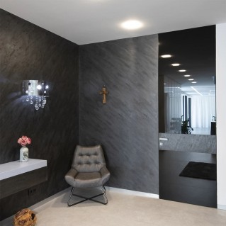 Двері зі склом фарбованим звичайним прихованим монтажем SecretDoors