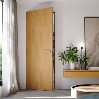 Двери скрытого монтажа SecretDoors шпон натуральный под лак