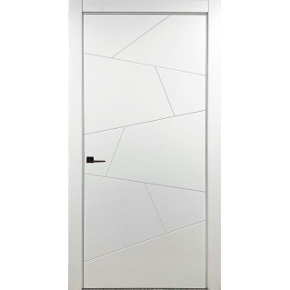 Двері міжкімнатні Status Doors Geometry біла емаль RAL 9003