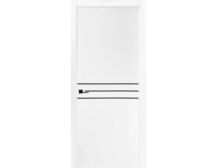 Фото Двері міжкімнатні Status Doors Паралель + moldig Black біла емаль RAL 9003 1 Фото Двері міжкімнатні Status Doors Паралель + moldig Black біла емаль RAL 9003 1